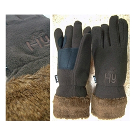 HY5 Fur Lined Fleece Gloves